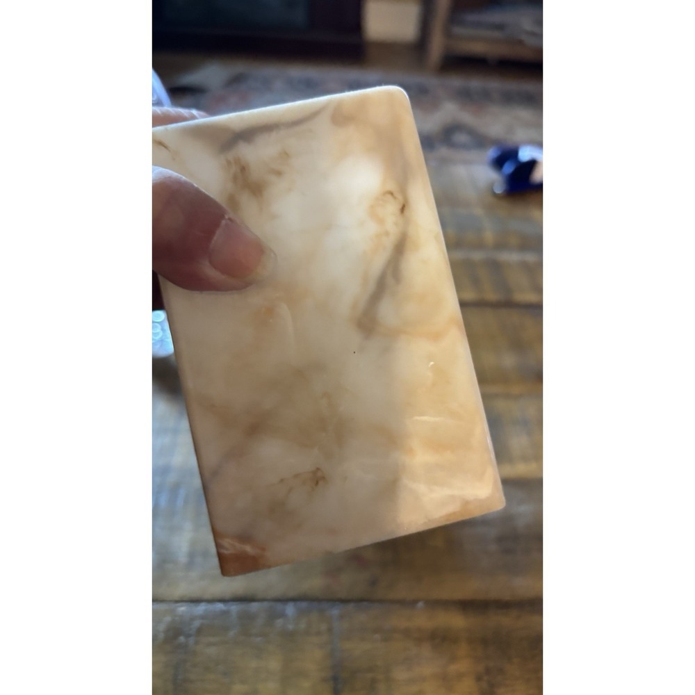 Vintage Dixie Cup Bathroom Countertop Pop Up Dispenser Faux Marble 3 oz Cup 80s - Picture 4 of 4